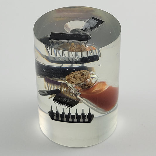 RESIN CYLINDER CHIPS & SALSA - #015