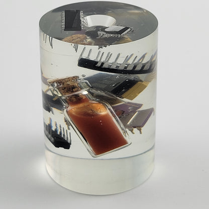 RESIN CYLINDER CHIPS & SALSA - #015