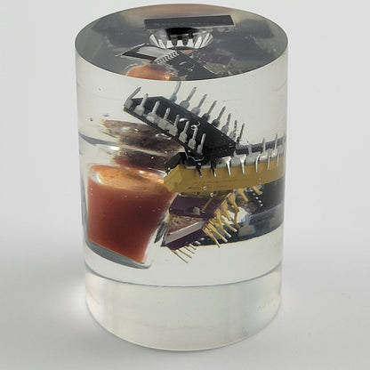 RESIN CYLINDER CHIPS & SALSA - #015