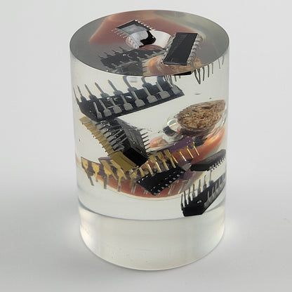 RESIN CYLINDER CHIPS & SALSA - #015