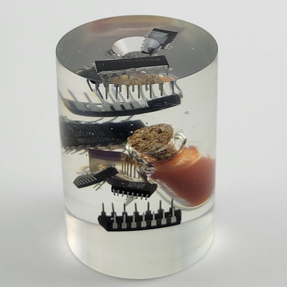 RESIN CYLINDER CHIPS & SALSA - #015