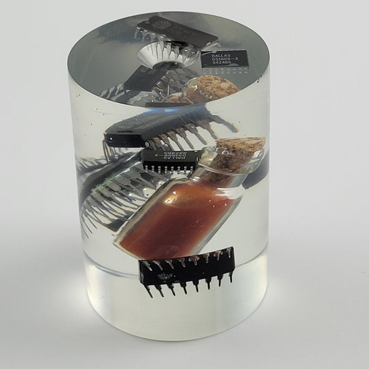 RESIN CYLINDER CHIPS & SALSA - #016
