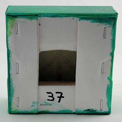 4"x4" CANVAS PEACE SYMBOL #037